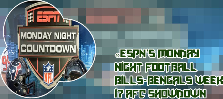 Monday night football time tonight